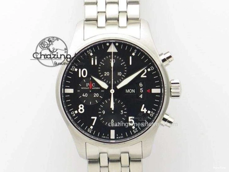 MIROTIME 0304 Premium Portugieser Perpetual Calendar IW503302 RG V9F 1:1 Best Edition Blue Dial on Black Leather Strap A 7098